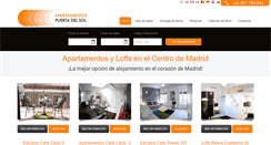 Desktop Screenshot of apartamentospuertadelsol.com